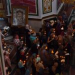 Утреня с чтением 12-ти Страстных Евангелий в кафедральном Свято-Александро-Невском соборе.
