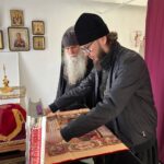 Настоятель Александро-Невского кафедрального собора посетил храм святителя Иоанна Златоустого в пгт. ГРЭС
