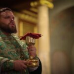 Божественная литургия в Александро-Невском кафедральном соборе в памяти преподобного Сергия, игумена Радонежского, всея России чудотворца