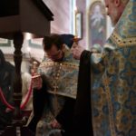 В канун Субботы Акафиста  совершена утреня с чтением акафиста Божией Матери в кафедральном Свято-Александро-Невском соборе г Симферополя.