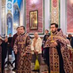 Всенощное бдение в канун Недели 4-й Великого поста, преподобного Иоанна Лествичника в кафедральном Александро-Невском соборе.