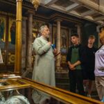 В День Святого Духа, Александро-Невский кафедральный собор  посетили школьники из Луганской Народной республики и Херсонской области