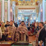 Литургия в Неделю 4-ю Великого поста, преподобного Иоанна Лествичника в кафедральном Свято-Александро-Невском соборе.