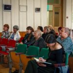 Прошли занятия с учащимися библейско-богословских курсов в актовом зале здания Симферопольской и Крымской епархии