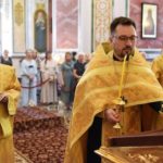 Всенощное бдение в кафедральном Свято-Александро-Невском соборе г. Симферополя в канун Недели 10-й по Пятидесятнице.