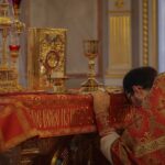Божественная литургия в Александро-Невском кафедральном соборе в день памяти пророка Божия Илии