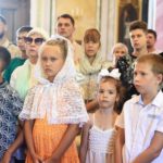 Молебен для учащих и учащихся перед началом учебного года в кафедральном Свято-Александро-Невском соборе г. Симферополя.