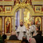Воскресные богослужения в Александро-Невском кафедральном соборе в Неделю 32-ю по Пятидесятнице