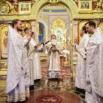 НОЧНОЕ РОЖДЕСТВЕНСКОЕ БОГОСЛУЖЕНИЕ ВОЗГЛАВИЛ ЕПИСКОП БАХЧИСАРАЙСКИЙ КАЛЛИНИК В КАФЕДРАЛЬНОМ СОБОРЕ СВЯТОГО БЛАГОВЕРНОГО КНЯЗЯ АЛЕКСАНДРА НЕВСКОГО Г. СИМФЕРОПОЛЯ.