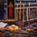 Богослужение в канун дня Усекновения главы Пророка, Предтечи и Крестителя Господня Иоанна в кафедральном Александро-Невского собора
