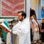Литургия в кафедральном Александро-Невском соборе в день празднования Вознесения Господня