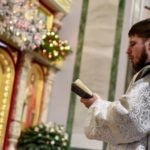 В канун праздника Рождества Христова Митрополит Лазарь возглавил всенощное бдение в кафедральном Александро-Невском соборе г. Симферополя.