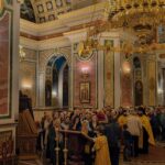 В неделю 24-ю по Пятидесятнице в Александро-Невском кафедральном соборе прошли воскресные богослужения