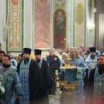 Праздничные богослужения в Александро-Невском кафедральном соборе в праздник Покрова Пресвятой Владычицы нашей Богородицы и Приснодевы Марии