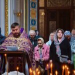 Богослужение в субботу 4-й седмицы Великого поста в кафедральном Александро-Невском соборе.