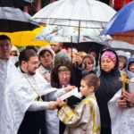 Литургия в кафедральном Свято-Александро-Невском соборе в праздник Крещения Господня.