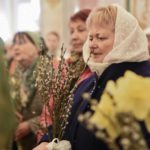 В канун праздника Входа Господня в Иерусалим Митрополит Симферопольский и Крымский Лазарь возглавил всенощное бдение в кафедральном Александро-Невском г. Симферополя.