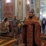 В канун Недели 16-й по Пятидесятнице в кафедральном Свято-Александро-Невском соборе г. Симферополя  было совершено всенощное бдение.
