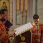 Праздничные богослужения в Александро-Невском кафедральном соборе в день празднования Происхождения (изнесения) Честных Древ Животворящего Креста Господня.