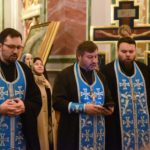 Всенощное бдение в канун праздника Введения во храм Пресвятой Владычицы нашей Богородицы и Приснодевы Марии.