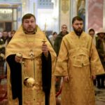 Всенощное бдение в кафедральном Александро-Невском соборе г. Симферополя  в канун Недели о блудном сыне, Собора вселенских учителей и святителей Василия Великого, Григория Богослова и Иоанна Златоустого.
