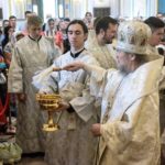 В ПРАЗДНИК ПРЕОБРАЖЕНИЯ ГОСПОДНЯ МИТРОПОЛИТ СИМФЕРОПОЛЬСКИЙ И КРЫМСКИЙ ЛАЗАРЬ ВОЗГЛАВИЛ ПРАЗДНИЧНУЮ ЛИТУРГИЮ В КАФЕДРАЛЬНОМ АЛЕКСАНДРО-НЕВСКОМ СОБОРЕ Г. СИМФЕРОПОЛЯ.