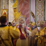 Митрополит Симферопольский и Крымский Тихон возглавил Божественную литургию престольного праздника в Александро-Невском кафедральном соборе г. Симферополя