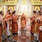 В ДЕНЬ ПАМЯТИ СВЯТЫХ РАВНОАПОСТОЛЬНЫХ КИРИЛЛА И МЕФОДИЯ ЕПИСКОП ЯЛТИНСКИЙ НЕСТОР СОВЕРШИЛ БОЖЕСТВЕННУЮ ЛИТУРГИЮ В КАФЕДРАЛЬНОМ АЛЕКСАНДРО-НЕВСКОМ СОБОРЕ Г. СИМФЕРОПОЛЯ.