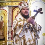 В ПРАЗДНИК СОБОРА АРХИСТРАТИГА МИХАИЛА И ПРОЧИХ НЕБЕСНЫХ СИЛ БЕСПЛОТНЫХ ПРЕОСВЯЩЕННЕЙШИЙ КАЛЛИНИК, ЕПИСКОП БАХЧИСАРАЙСКИЙ ВОЗГЛАВИЛ БОГОСЛУЖЕНИЕ В АЛЕКСАНДРО-НЕВСКОМ КАФЕДРАЛЬНОМ СОБОРЕ Г. СИМФЕРОПОЛЯ