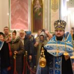 Всенощное бдение в канун праздника Введения во храм Пресвятой Владычицы нашей Богородицы и Приснодевы Марии.