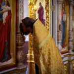 Богослужение в  кафедральном Свято-Александро-Невском соборе в канун Недели 15-й по Пятидесятниц