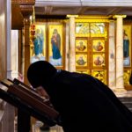 Литургия  день празднования Собора вселенских учителей и святителей Василия Великого, Григория Богослова и Иоанна Златоустого в кафедральном Александро-Невском соборе.