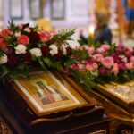 Всенощное бдение в канун Недели 3-й Крестопоклонной в кафедральном Александро-Невском соборе.
