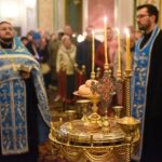 Всенощное бдение в канун праздника Введения во храм Пресвятой Владычицы нашей Богородицы и Приснодевы Марии.