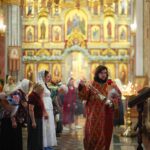 Богослужения в Александро-Невском кафедральном соборе в праздник Воскресения Словущего