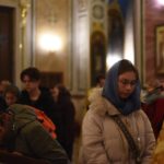 Богослужение в канун Недели 26-й по Пятидесятнице в кафедральном соборе святого благоверного князя Александра Невского.