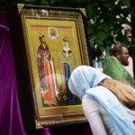 В день памяти святых благоверных князей Петра и Февронии, Муромских чудотворцев был совершен молебен " Об умножении любви".