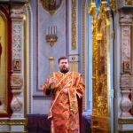 Богослужение в канун дня Усекновения главы Пророка, Предтечи и Крестителя Господня Иоанна в кафедральном Александро-Невского собора