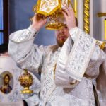 Литургия в кафедральном Свято-Александро-Невском соборе в праздник Крещения Господня.