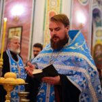 Праздничные богослужения в день празднования Введения во храм Пресвятой Богородицы, в кафедральном соборе святого благоверного князя Александра Невского
