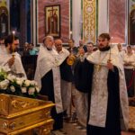 Богослужение  в канун Недели 7-й по Пасхе, святых отцев I Вселенского в кафедральном Александро-Невском соборе
