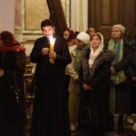 Всенощное бдение в кафедральном Свято-Александро-Невском соборе в канун престольного торжества.