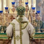 В праздник Входа Господня в Иерусалим  епископ Бахчисарайский Каллиник совершил праздничную Божественную литургию в кафедральном Александро-Невском соборе г. Симферополя.