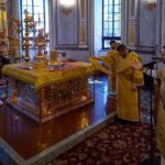 Литургия в Неделю 8-ю по Пятидесятнице в кафедральном соборе святого благоверного князя Александра Невского
