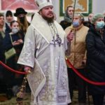 В КАНУН ПРАЗДНИКА РОЖДЕСТВА ХРИСТОВА МИТРОПОЛИТ ЛАЗАРЬ ВОЗГЛАВИЛ ВСЕНОЩНОЕ БДЕНИЕ В СВЯТО-АЛЕКСАНДРО-НЕВСКОМ КАФЕДРАЛЬНОМ СОБОРЕ Г. СИМФЕРОПОЛЯ.