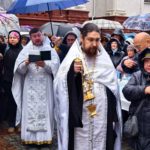 Литургия в кафедральном Свято-Александро-Невском соборе в праздник Крещения Господня.