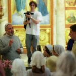 Учащиеся Вязального клуба и участники молодёжного центра ● ТОЧКА ОПОРЫ ● Молодёжный центр побывали на экскурсии в Александро‑Невском кафедральном соборе г. Симферополя.
