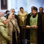 Всенощное бдение в кафедральном Свято-Александро-Невском соборе в канун престольного торжества.