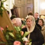 Всенощное бдение в кафедральном Свято-Александро-Невском соборе в канун престольного торжества.