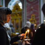 Утреня с чтением 12-ти Страстных Евангелий в кафедральном Свято-Александро-Невском соборе.